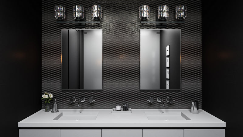 Quoizel GIB8622MBK Gibson Three Light Bath, Matte Black Alternate Image.jpg