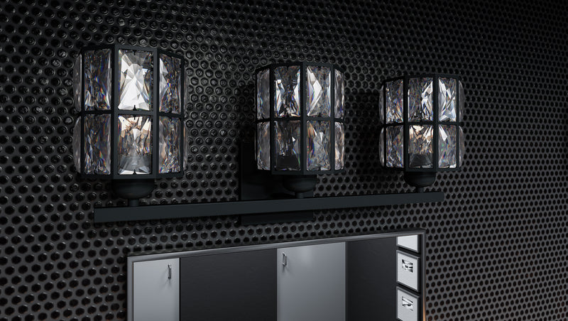 Quoizel GIB8622MBK Gibson Three Light Bath, Matte Black Alternate Image 6.jpg