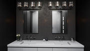 Quoizel GIB8630MBK Gibson Four Light Bath, Matte Black Alternate Image.jpg