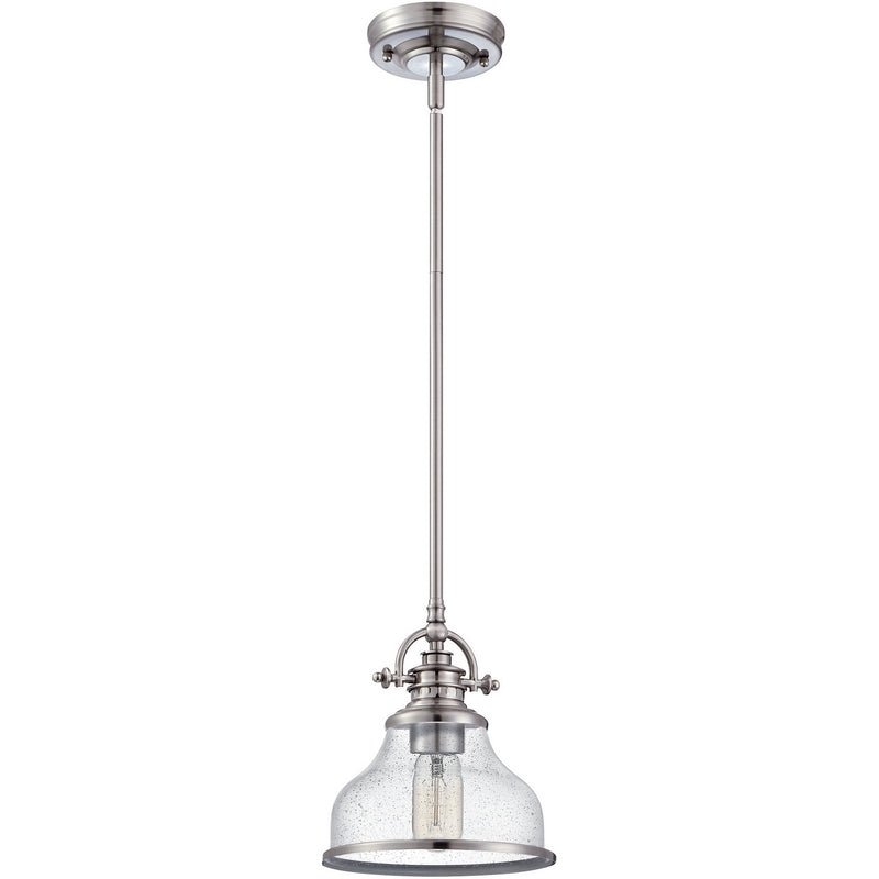Quoizel GRTS1508BN Grant One Light Mini Pendant, Brushed Nickel Alternate Image.jpg