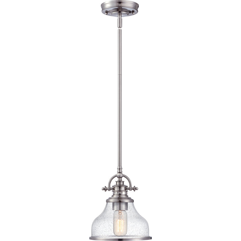 Quoizel GRTS1508BN Grant One Light Mini Pendant, Brushed Nickel Alternate Image 2.jpg