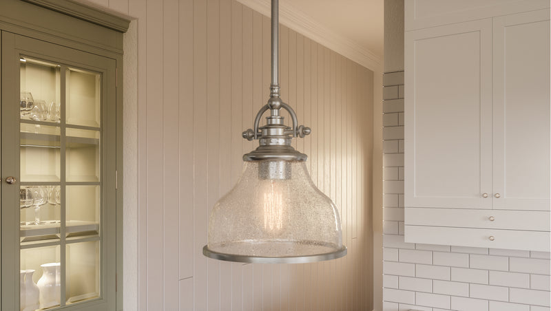 Quoizel GRTS1508BN Grant One Light Mini Pendant, Brushed Nickel Alternate Image.jpg