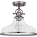 Quoizel GRTS1714BN Grant One Light Semiflush Mount, Brushed Nickel Alternate Image.jpg