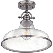 Quoizel GRTS1714BN Grant One Light Semiflush Mount, Brushed Nickel Alternate Image 2.jpg