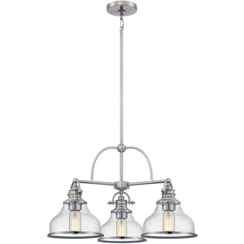 Quoizel GRTS5103BN Grant Three Light Chandelier, Brushed Nickel Alternate Image.jpg