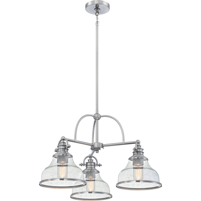 Quoizel GRTS5103BN Grant Three Light Chandelier, Brushed Nickel Alternate Image 3.jpg