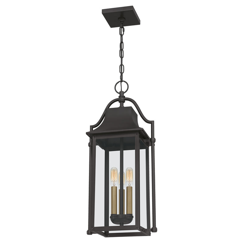 Quoizel MAN1911WT Manning Three Light Outdoor Hanging Lantern, Western Bronze Alternate Image 2.jpg