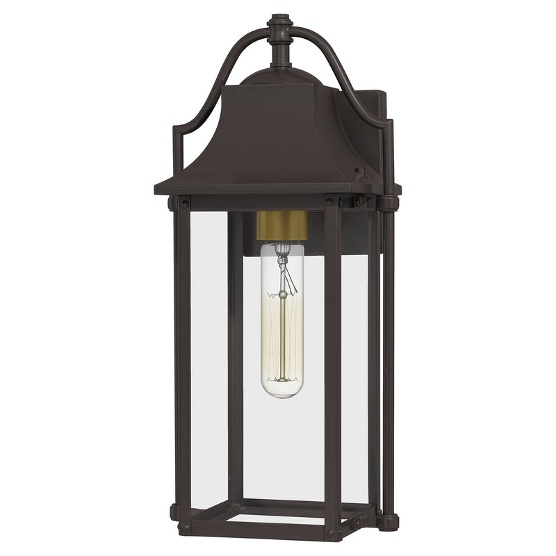 Quoizel MAN8407WT Manning One Light Outdoor Wall Mount, Western Bronze Alternate Image.jpg