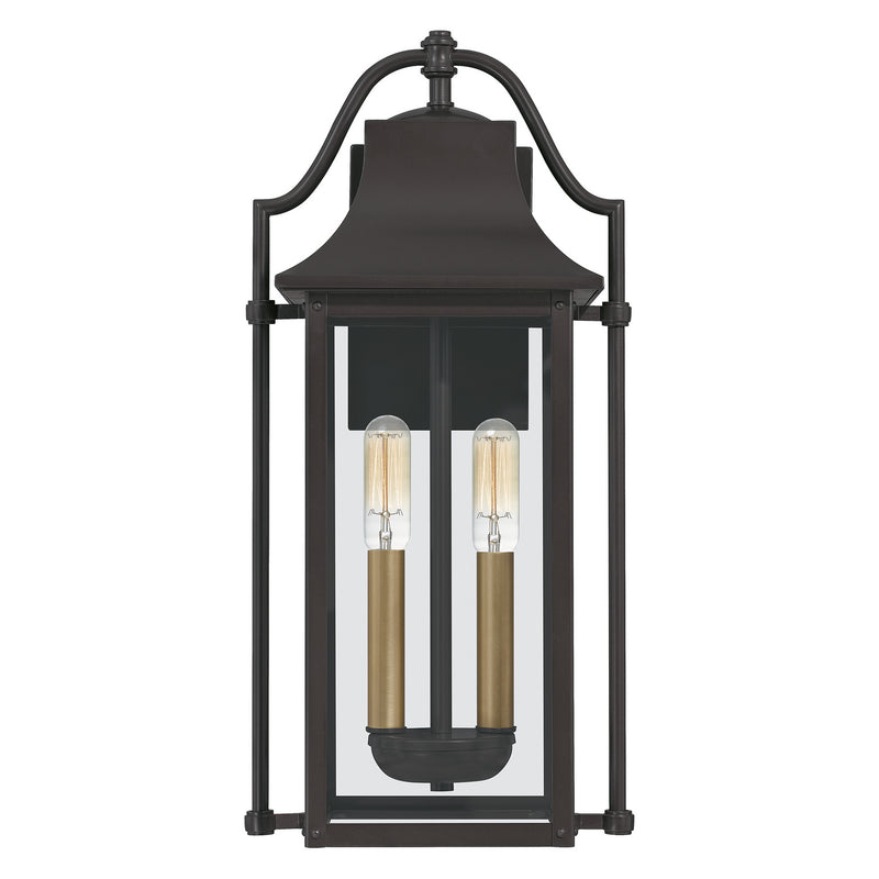 Quoizel MAN8409WT Manning Two Light Outdoor Wall Mount, Western Bronze Alternate Image 3.jpg