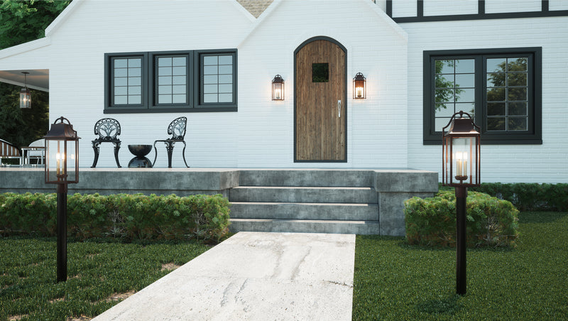 Quoizel MAN8411WT Manning Three Light Outdoor Wall Mount, Western Bronze Alternate Image.jpg