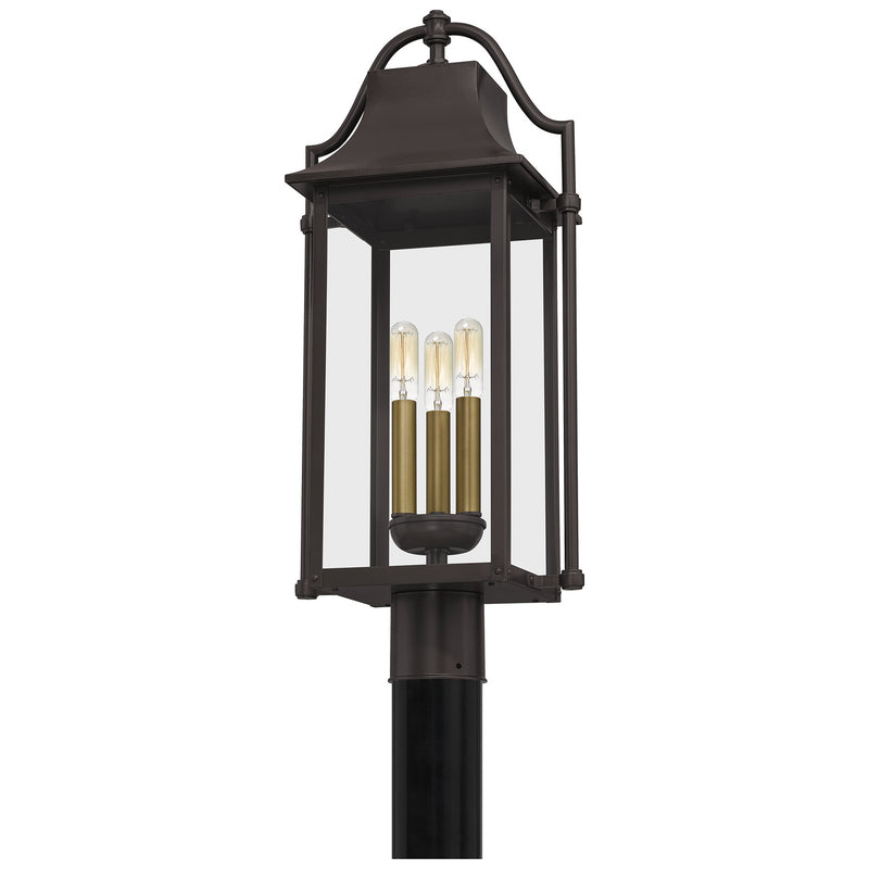 Quoizel MAN9011WT Manning Three Light Outdoor Post Mount, Western Bronze Alternate Image 2.jpg