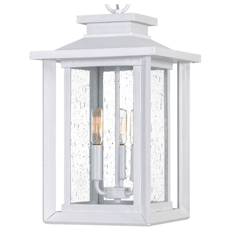 Quoizel WKF1911W Wakefield Three Light Outdoor Hanging Lantern, White Lustre Alternate Image 4.jpg