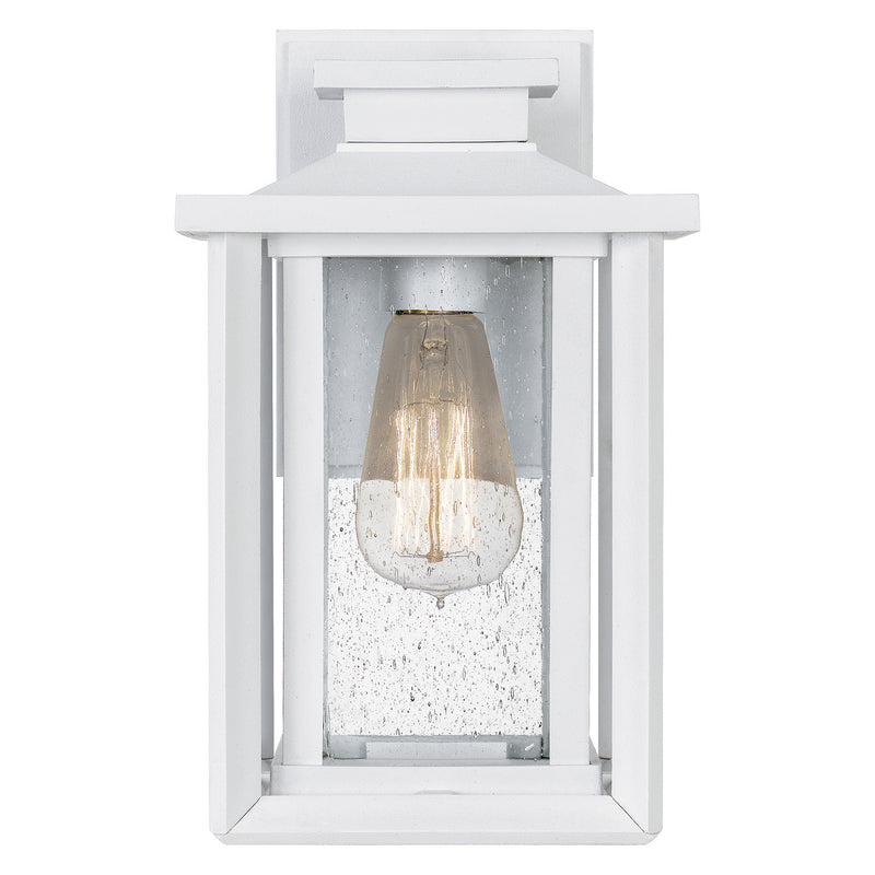 Quoizel WKF8407W Wakefield One Light Outdoor Wall Mount, White Lustre Alternate Image 2.jpg