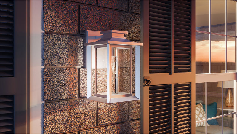Quoizel WKF8407W Wakefield One Light Outdoor Wall Mount, White Lustre Alternate Image 6.jpg