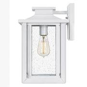 Quoizel WKF8409W Wakefield One Light Outdoor Wall Mount, White Lustre Alternate Image 3.jpg