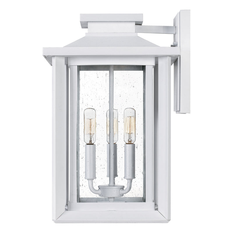 Quoizel WKF8411W Wakefield Three Light Outdoor Wall Mount, White Lustre Alternate Image 3.jpg