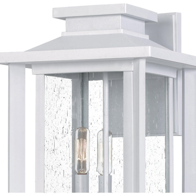 Quoizel WKF8411W Wakefield Three Light Outdoor Wall Mount, White Lustre Alternate Image 4.jpg
