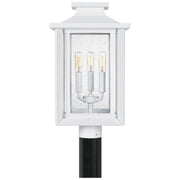 Quoizel WKF9011W Wakefield Three Light Outdoor Post Mount, White Lustre Alternate Image 2.jpg