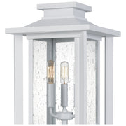 Quoizel WKF9011W Wakefield Three Light Outdoor Post Mount, White Lustre Alternate Image 4.jpg