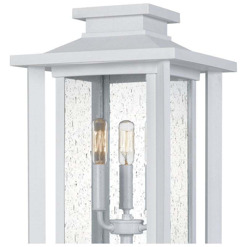 Quoizel WKF9011W Wakefield Three Light Outdoor Post Mount, White Lustre Alternate Image 4.jpg