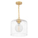 Quoizel ABR1512AB Abner One Light Mini Pendant, Aged Brass Alternate Image 3.jpg