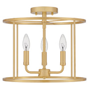 Quoizel ABR1714AB Abner Three Light Semi Flush Mount, Aged Brass Alternate Image.jpg