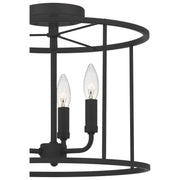 Quoizel ABR1714MBK Abner Three Light Semi Flush Mount, Matte Black Alternate Image 4.jpg