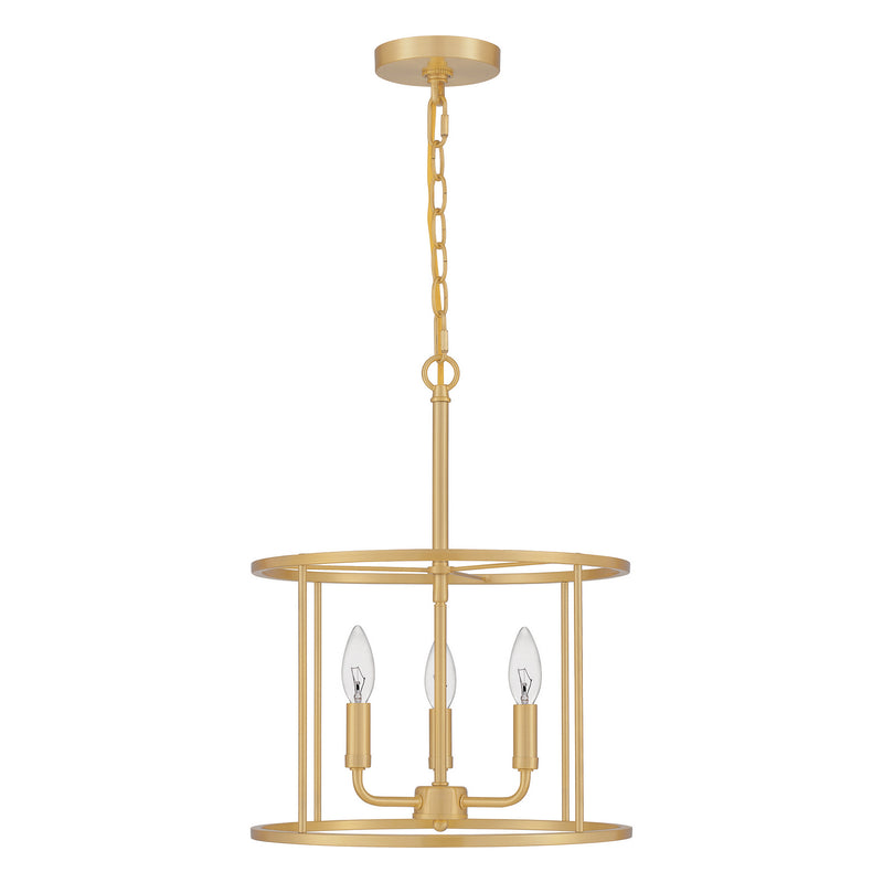 Quoizel ABR2814AB Abner Three Light Pendant, Aged Brass Alternate Image.jpg