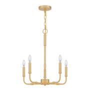 Quoizel ABR5018AB Abner Five Light Chandelier, Aged Brass Alternate Image.jpg