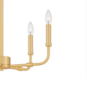 Quoizel ABR5018AB Abner Five Light Chandelier, Aged Brass Alternate Image 4.jpg