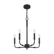 Quoizel ABR5018MBK Abner Five Light Chandelier, Matte Black Alternate Image 2.jpg
