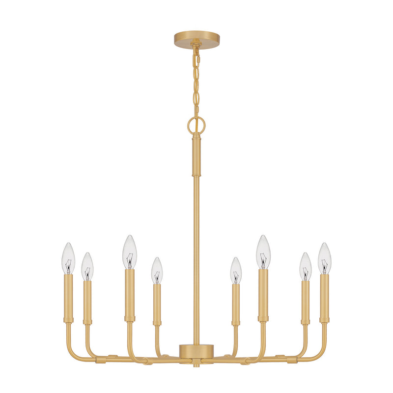 Quoizel ABR5028AB Abner Eight Light Chandelier, Aged Brass Alternate Image.jpg