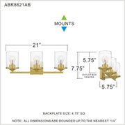 Quoizel ABR8621AB Abner Three Light Bath, Aged Brass Alternate Image.jpg