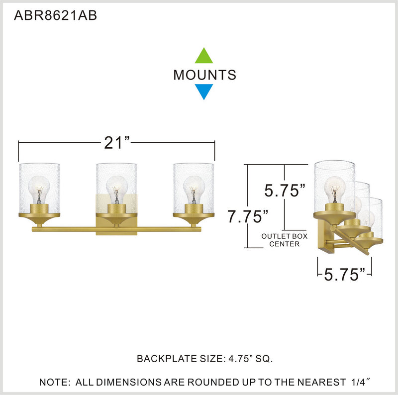 Quoizel ABR8621AB Abner Three Light Bath, Aged Brass Alternate Image.jpg