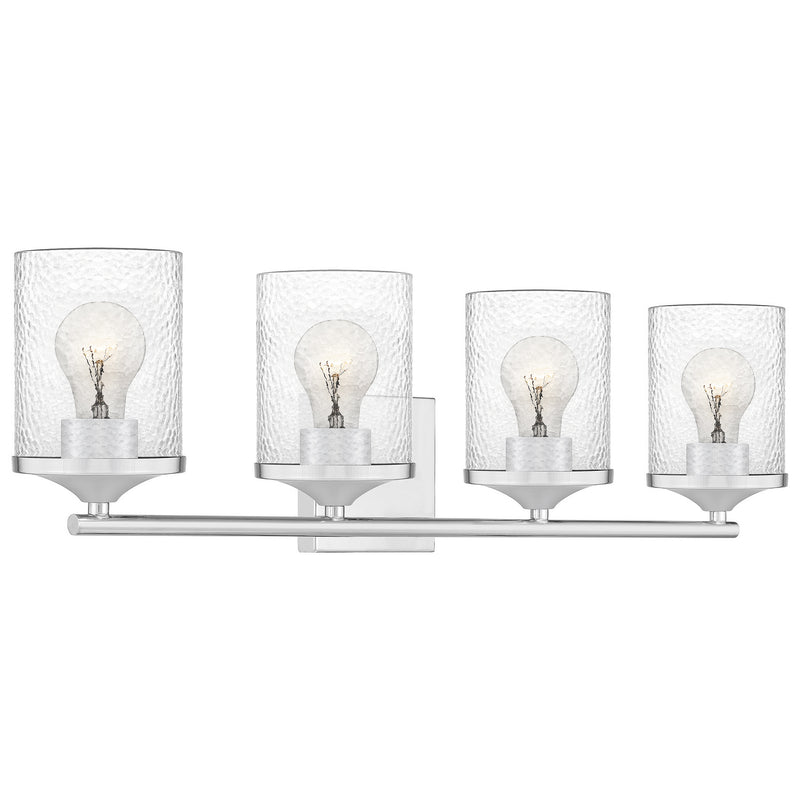 Quoizel ABR8628C Abner Four Light Bath, Polished Chrome Alternate Image 2.jpg