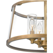Quoizel BAW1716WS Barlow Four Light Semi-Flush Mount, Weathered Brass Alternate Image.jpg