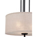 Quoizel BLA2816MBK Blanche Three Light Pendant, Matte Black Alternate Image 4.jpg