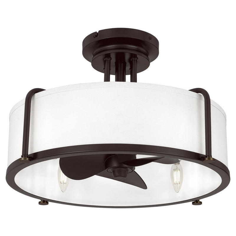 Quoizel CAV3121WT Calvary Four Light Fandelier, Western Bronze Alternate Image 2.jpg