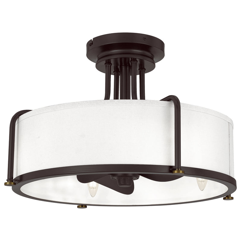 Quoizel CAV3121WT Calvary Four Light Fandelier, Western Bronze Alternate Image 3.jpg