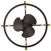 Quoizel CAV3121WT Calvary Four Light Fandelier, Western Bronze Alternate Image 4.jpg