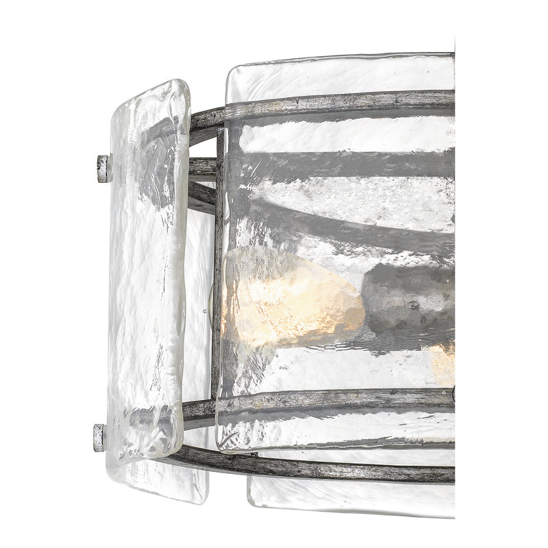 Quoizel FTS1716MM Fortress Three Light Semi Flush Mount, Mottled Silver Alternate Image 4.jpg