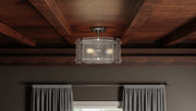 Quoizel FTS1716MM Fortress Three Light Semi Flush Mount, Mottled Silver Alternate Image 6.jpg