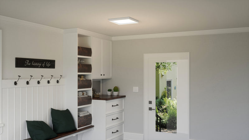 Quoizel OST1615W Outskirts LED Flush Mount, White Lustre Alternate Image.jpg
