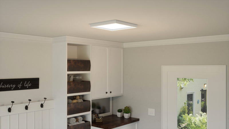 Quoizel OST1615W Outskirts LED Flush Mount, White Lustre Alternate Image 6.jpg