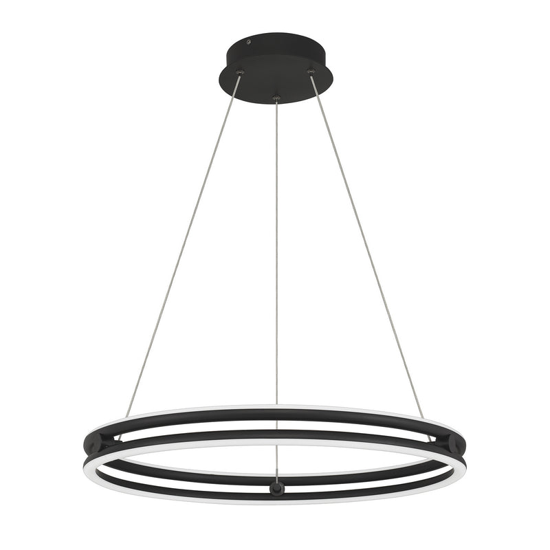 Quoizel PCGVS2824MBK Graves LED Pendant, Matte Black Alternate Image.jpg