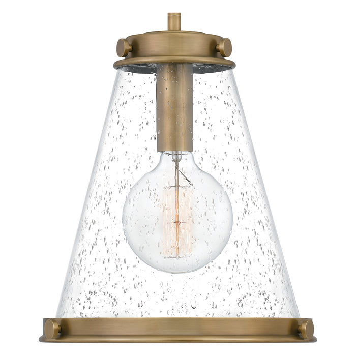 Quoizel QP5260WS Bristol One Light Mini Pendant, Weathered Brass Alternate Image 3.jpg