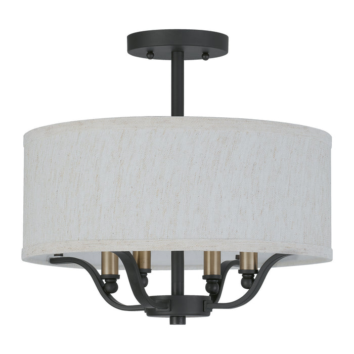 Quoizel QSF5286WT Cheyenne Four Light Semi-Flush Mount, Western Bronze Alternate Image.jpg