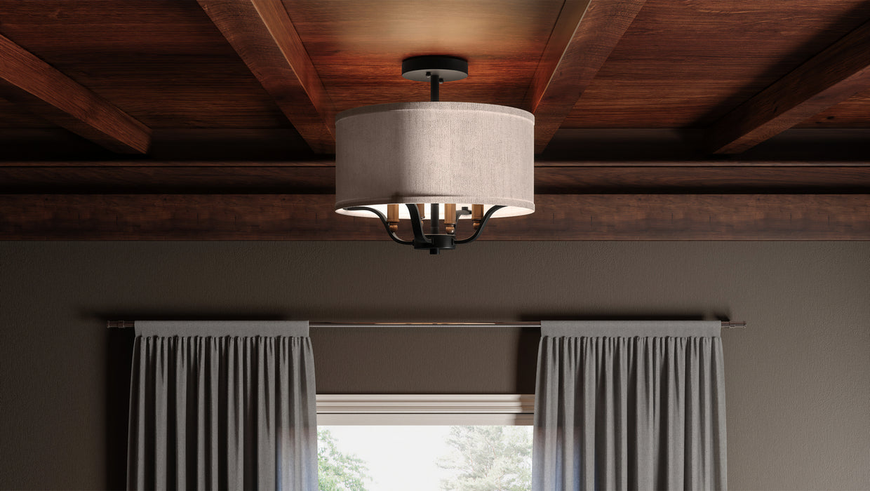 Quoizel QSF5286WT Cheyenne Four Light Semi-Flush Mount, Western Bronze Alternate Image.jpg