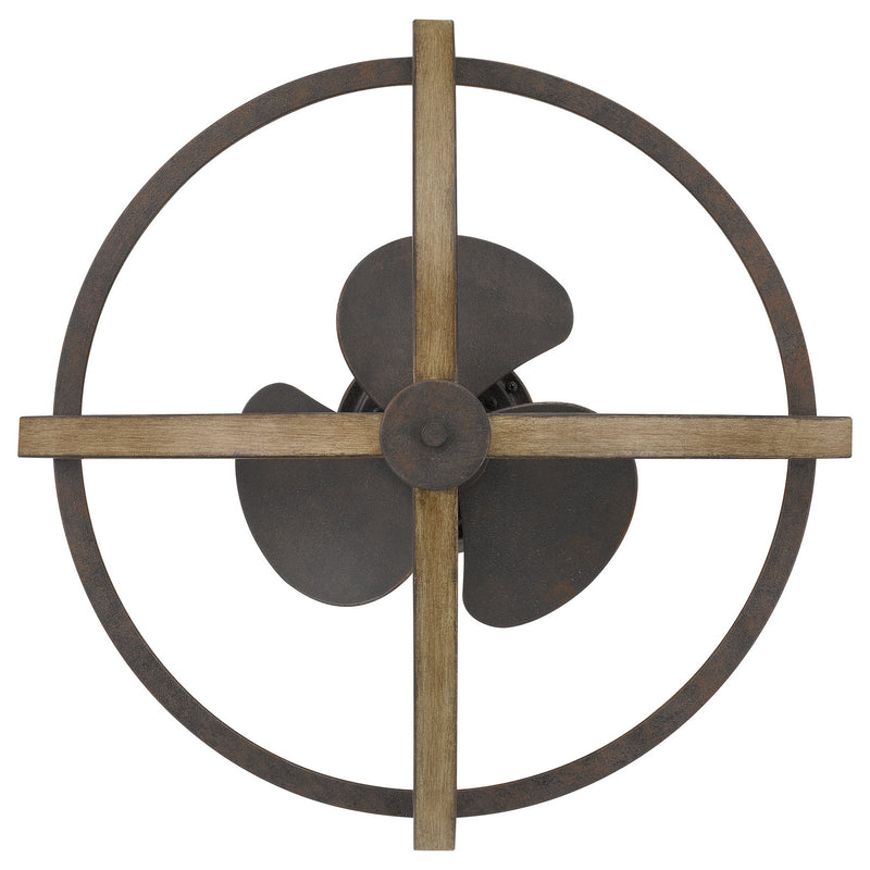 Quoizel SHR3123RK Shire Four Light Fandelier, Rustic Black Alternate Image 3.jpg