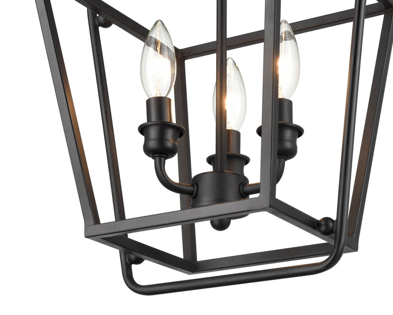 Millennium 3236-MB Three Light Pendant, Matte Black Alternate Image.jpg